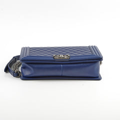 Chanel New Medium Boy Dark Blue 21
