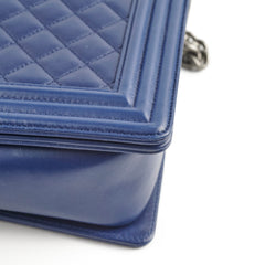 Chanel New Medium Boy Dark Blue 21