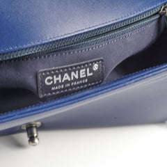 Chanel New Medium Boy Dark Blue 21