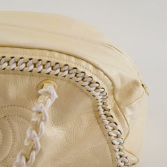 Chanel Luxe Ligne Bowler Bag Patent Ivory