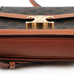 Celine Canvas Classique Triompe Bag