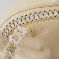 Chanel Luxe Ligne Bowler Bag Patent Ivory
