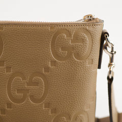 Gucci Jumbo GG Medium Messenger Bag Taupe