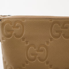 Gucci Jumbo GG Medium Messenger Bag Taupe