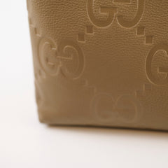 Gucci Jumbo GG Medium Messenger Bag Taupe