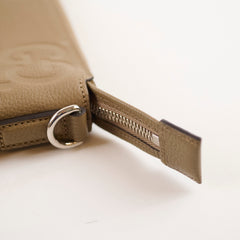 Gucci Jumbo GG Medium Messenger Bag Taupe