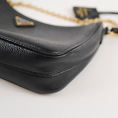 Prada Re-edition Leather Black