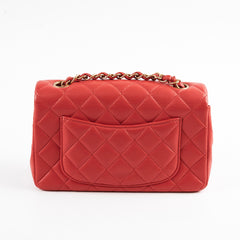 Chanel Mini Rectangular Coral