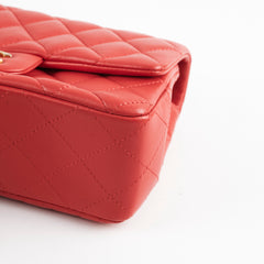 Chanel Mini Rectangular Coral