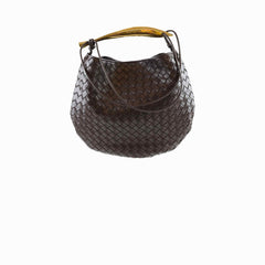 Bottega Veneta Medium Intrecciato Sardine Bag Dark Brown