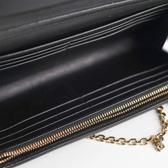 Christian Dior Cluitch Wallet On Chain WOC Black