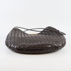 Bottega Veneta Medium Intrecciato Sardine Bag Dark Brown