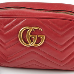 Gucci Small Marmont Camera Bag Red