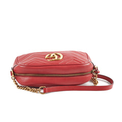 Gucci Small Marmont Camera Bag Red