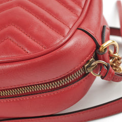 Gucci Small Marmont Camera Bag Red