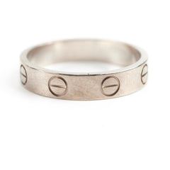 Cartier Love Ring White Gold Size 50