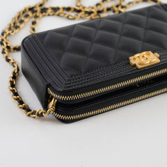 Chanel Boy Zipper WOC