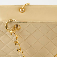 Chanel Vintage Grand Shopping Tote GST Beige Caviar