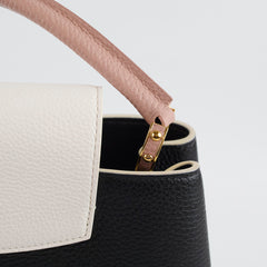 Louis Vuitton Capucines MM Multicolour Black/Pink/White
