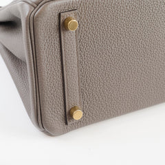 Hermes Birkin 25 Togo Gris Etain - Y Stamp