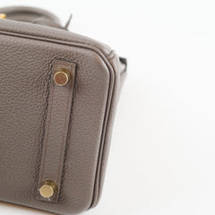 Hermes Birkin 25 Togo Gris Etain - Y Stamp