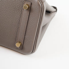 Hermes Birkin 25 Togo Gris Etain - Y Stamp