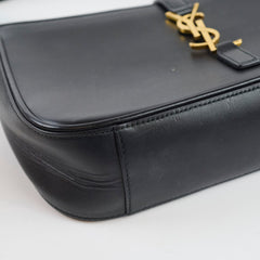 Saint Laurent Le 5 A 7 Hobo Smooth Leather Black