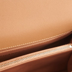 Chanel Medium Caviar Coco Handle Dark Beige