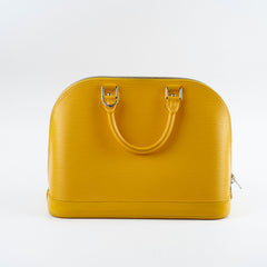 Louis Vuitton Epi Leather Alma PM Yellow