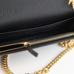 Gucci GG Marmont Wallet on Chain Black