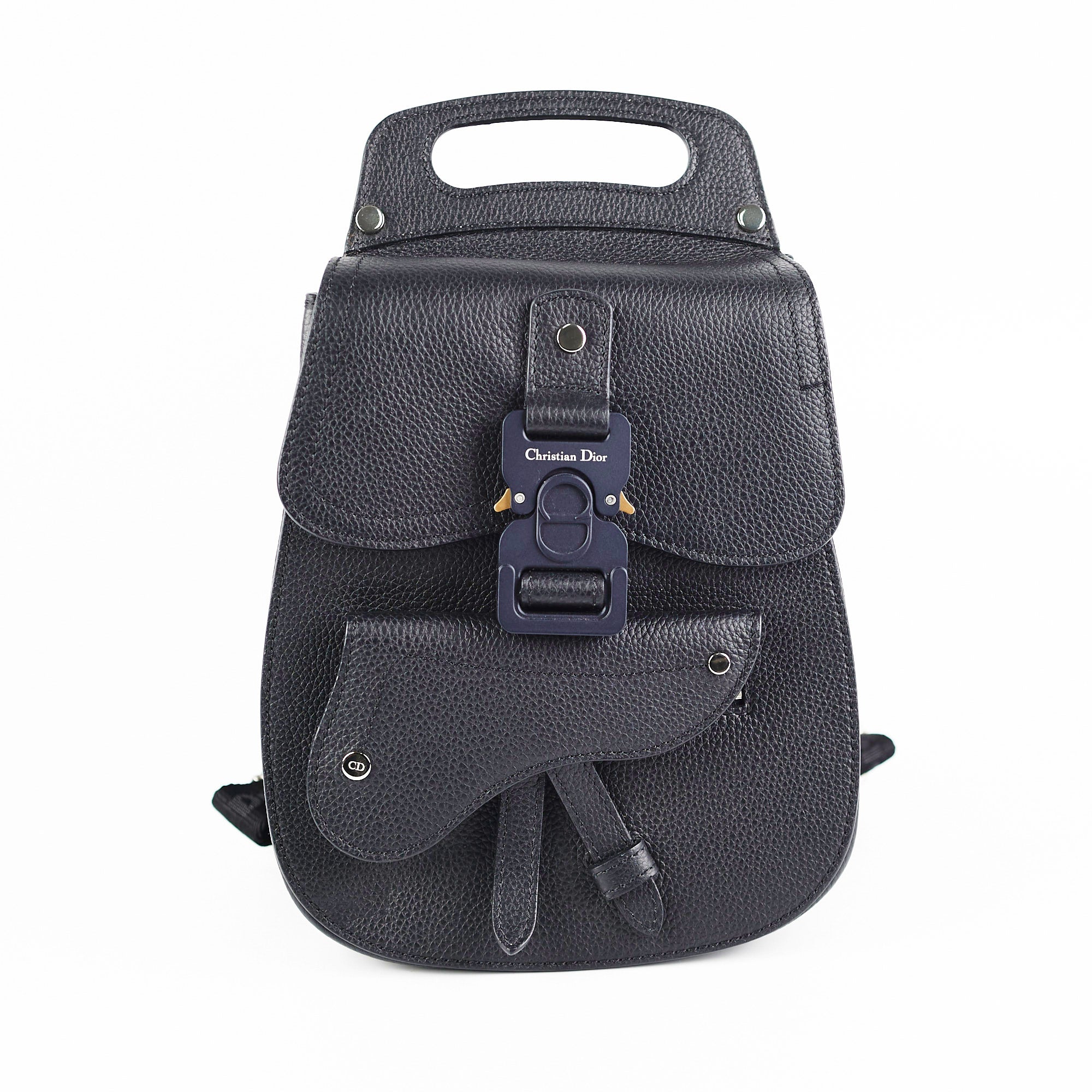 Dior - Mini Gallop Sling Bag Black Grained Calfskin - Men
