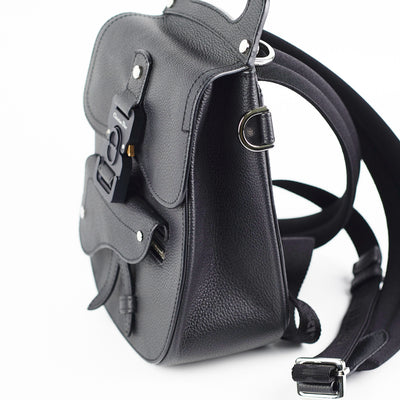 Dior - Mini Gallop Sling Bag Black Grained Calfskin - Men
