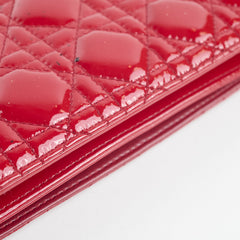 Christian Dior Patent Clutch Red