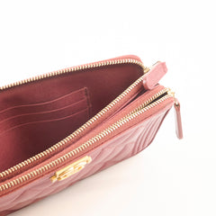 Chanel Boy Pouch Burgundy