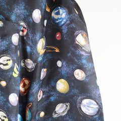 Louis Vuitton Split Hawaiian Galaxy Silk Shirt Navy Size M
