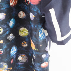 Louis Vuitton Split Hawaiian Galaxy Silk Shirt Navy Size M