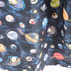 Louis Vuitton Split Hawaiian Galaxy Silk Shirt Navy Size M