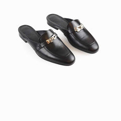 Hermes Oz Mules Noir Size 36