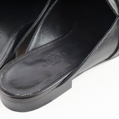 Hermes Oz Mules Noir Size 36