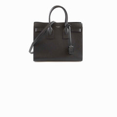 Saint Laurent Sac De Jour Small Black Grained Leather