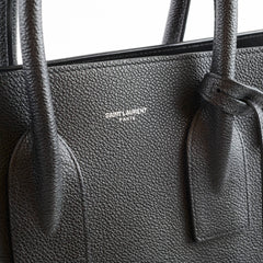 Saint Laurent Sac De Jour Small Black Grained Leather