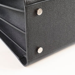 Saint Laurent Sac De Jour Small Black Grained Leather