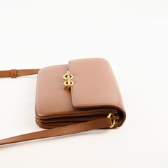 Saint Laurent Le Maillon Satchel Tan Smooth Leather