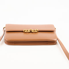 Saint Laurent Le Maillon Satchel Tan Smooth Leather