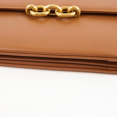 Saint Laurent Le Maillon Satchel Tan Smooth Leather