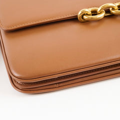 Saint Laurent Le Maillon Satchel Tan Smooth Leather
