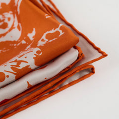 Hermes Cheval Surprise 90 Silk Scarf Orange