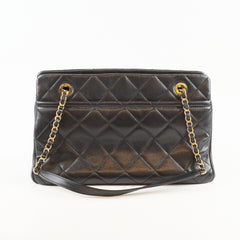 Chanel Timeless Soft Shopping Tote Caviar Black