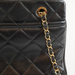 Chanel Timeless Soft Shopping Tote Caviar Black