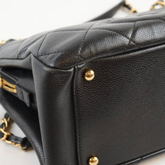 Chanel Timeless Soft Shopping Tote Caviar Black